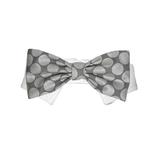 Pooch Outfitters PBBB-XL Bentley Bow Tie Silver - Extra Large