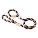 Alvalley Rope Dog Leashes with Stopper - Slip Leads - Soft Braided No-Pull Gentle Leash - Adjustable for Small Medium Large Extra Large Dogs (Brown 6 ft or 183 cms Long 5/16 in or 8 mm Thick)