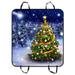 YKCG Magnificent Colorful Christmas Tree Winter Snow Stars Sky Pet Seat Cover Car Seat Cover for Pets Cargo Mats and Hammocks for Cars Trucks and SUVs 54x60 inches