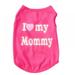 I Love Mummy/Daddy Small Dog T- Shirt Puppy Cat Clothes Pet Vest for Small Dogs Cat Pet Puppy