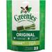Greenies Original Flavor Teenie Size Dental Chew Treats for Dogs 6 oz Pack (22 Treats)