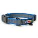 Pawtitas Classic Padded Reflective Dog Collar Lumberjack Medium Dog Collar Blue