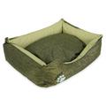 SUSSEXHOME Pets 23.5 x 17.3 x 7 Inches Outdoor Dog Bed for Medium Dogs - Durable Waterproof Sofa Dog Bed with Sides - (SAGE)