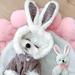 ZEROFEEL Pet Autumn And Winter Warm Clothes Cute Costume Rabbit Design 2-legged Cotton-padded Coat For Dog