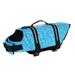 Pet Summer Reflective Swimsuit With D Ring For Leash Dogs Bones Patterns Life Jacket Orange / Yellow / Light Red /Blue