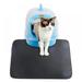 Pretty Comy Cat Litter Mat EVA Double-Layer Waterproof Honeycomb Design - Black 11.81*17.72