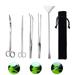 5Pcs Aquarium Maintenance Tools Aquatic Plant Tweezers Scissor Spatula Tool Set