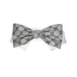 Pooch Outfitters PBBB-XS Bentley Bow Tie Silver - Extra Small