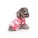 Warm Soft Dog Pajamas Jumpsuit Puppy Small Dog Costume Clothes Pink Blue