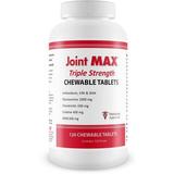 PHS Joint MAX Triple Strength (TS) Chewable Tablets for Dogs - Glucosamine Chondroitin MSM - Vitamins and Antioxidants - Hip and Joint Pain Relief and Support Supplement - A - 120 Tablets