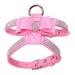 Summark 1Pc Bling Rhinestone Pet Dog Bowknot Collar Puppy Harness Necklace Collar For Pet Dog