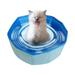 CACAGOO Foldable Pet Bath Pool Collapsible Hamster Baby Cat Pool Pet Bathing Tub Pool for Small Baby Pets