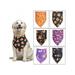 Halloween Dog Bandana Halloween Pet Scarf Handkerchiefs Bibs Washable and Adjustable Pets Bandana Gift