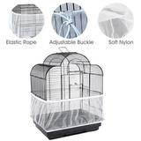 AUTCARIBLE Bird Cage Cover Bird Seed Catcher Adjustable Bird Cage Seeds