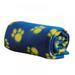 Cute Bone Pattern Fleece Pet Blanket Warm Sleep Mat - Cute Print Design - Puppy Kitten Blanket - Doggy Mat Paw Print for Animals