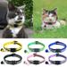 Shulemin Reflective Puppy Dog Cat Adjustable Collar Release Buckle Neck Strap Pet Supply Green