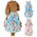 Dog Dress for Small Medium Dogs - Girl Dog Shirts Skirt with Bowknot Spring Summer Cute Princess Skirt Dog Clothes Costume Apparel-Cotton