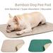 Washable Pee Pads for Pets Natural Bamboo Fiber Reusable Puppy Pads Quilted-Super Absorbent Dog Training Pads Whelping Pads for Playpen Crate Kennel