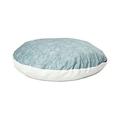 Quiet Time Script Blue Round Pillow Dog Bed 34in