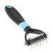 Tebru Pet 2 Sided Professional Knot Comb Brush Dog Cleaning Hair Removal Combs Grooming Tool Pet Professional Comb Pet Knot Comb