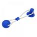 Self-playing Rubber Ball Toy with Suction Cup Pet dog Molar Chew Toy for Pet Teeth Cleaning Tool Pet Supplies