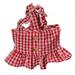 Magazine Pet Dog Clothes Dresses Puppy Pet Spring Summer Clothes Doggie Cotton Princess Dress Hat Suit