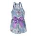 Dog Dresses Pet Princess Skirts with Ribbon Bowknot Cute Puppy Sundress Spring Summer Shirts Vest for Small Dogs Cats Purple Sling S