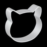 Cartoon Cat Head Design Cookie Biscuit Cutter Cake Mold Kitchenware - Silver - 2.2" x 2.1" x 0.7" (L*W*H)