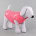 Winter Puppy Dog Coats Cozy Waterproof Windproof Dog Vest Winter Coat Warm Dog Apparel Puppy Warm Fleece Down Jackets Clothes Pet Dogs Padded Vest Harness Dogs Warm Vest XS-3XL Pink