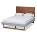 Carson Carrington Isala Ash Walnut Brown Platform Bed