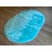 Luxurious Faux Sheepskin Oval Area Rug