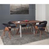 7 Pc Mid Century Modern Dining Table Set