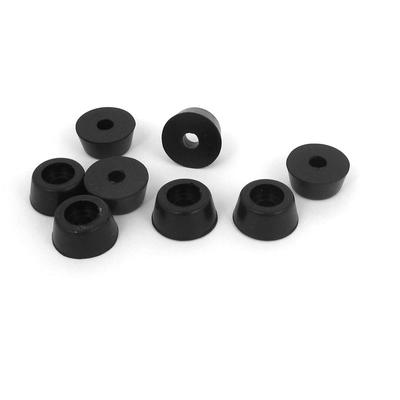 8pcs Rubber Furniture Table Chair Amplifier Speaker Cabinet Feet Pads - Black