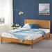 Priage by ZINUS Mid Century Wood Platform Bed Frame