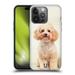 Head Case Designs Popular Dog Breeds Sitting White Poodle Soft Gel Case Compatible with Apple iPhone 14 Pro