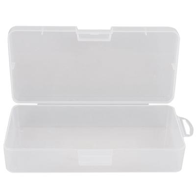 Clear Press Button Closure Jewelry Earring Fish Hook Case Box Holder
