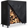 Brizi Living 4 ft Firewood Log Rack Cover Outdoor Waterproof Protection for Firewood Rack Cover