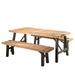 Ramsey Acacia Wood 3 Piece Dining Picnic Set