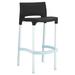 Outdoor Bar Stool Black