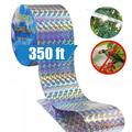MAGAZINE 150 350 Ft Bird Repellent Deterrent Scare Tape Dual-sided Reflective and Holographic Keep Birds Away for Pigeons Grackles Woodpeckers Geese Herons Blackbirds