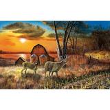 SUNSOUT INC - Sharing The Bounty - 300 pc Jigsaw Puzzle by Artist: Jim Hansel - Finished Size 16 x 26 - MPN# 67353