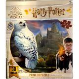 Harry Potter Puzzle 3D Image - Hedwig Snowy Owl 500 Jigsaw Puzzle Ages 6+
