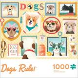 Buffalo Games 1000-Piece Contemporary Art Collection Dogs Rule Jigsaw Puzzle