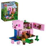 LEGO Minecraft The Pig House 21170 with Alex Creeper and 2 Pig Figures Animal Building Toy Gift Idea for Kids Boys & Girls ages 8+