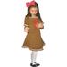 Dress Up America Gingerbread Costume - Cute Gingerbread Man Dress-Up for Girls