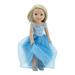 Emily Rose 14.5 Inch Doll Clothes 3 Piece Princess Cinderella-Inspired 14 inch Doll Dress Ball Gown and Sparkly Glass Slippers