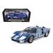 1966 Ford GT40 GT 40 Mark II #2 Blue 12 Hours of Sebring 1/18 Diecast Car Model by Shelby Collectibles