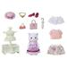 Calico Critters Fashion Playset Persian Cat Dollhouse Playset with Figure and Fashion Accessories