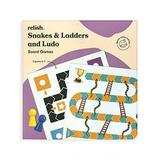 Relish 2-in-1 Board Game Snakes & Ladders and Ludo | Easy Strong Color & Clear Design Board Game for Seniors and Elderly with Dementia and Memory Loss (w/ Dice Cards) - Up to 4 Players