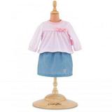 Corolle Top & skirt for 12-inch baby doll